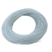 Кабель 28AWG 610M/roll UL 1332 дріт 0.08 мм², мідь луджений  ізоляція фторопласт (FEP) , багатожильний, білий
