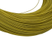 Кабель 28AWG 610M/roll UL 1332 дріт 0.08 мм², мідь , луджений,  ізоляція фторопласт (FEP) ,, багатожильний, жовтий