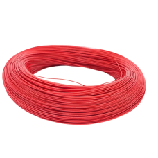 Кабель 22AWG 400M/roll дріт 0.3 мм², мідь , луджений у силіконовій ізоляції, багатожильний, червоний
