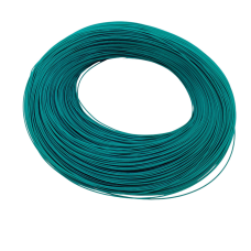 Кабель 28AWG 610м UL 1332 дріт 0.08 мм², мідь луджений   ізоляція фторопласт (FEP), багатожильний, зелений