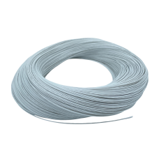 Кабель 28AWG 610M/roll UL 1332 дріт 0.08 мм², мідь луджений  ізоляція фторопласт (FEP) , багатожильний, білий