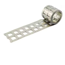 Нікельована стрічка 0.2x21.5x52mm 3P 21700 подвійна , квадрат для точкового зварювання, 1 метр
