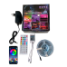 Світлодіодна Led стрічка 15м, Bluetooth, 44 кнопки ,блок живлення 12В, колір RGB 5050, підключення до смартфона, box