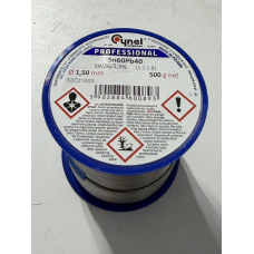 Припій  Cynel 0,5 кг Sn60Pb40 з флюсом 1,5 мм, котушка
