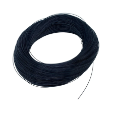 Кабель 28 AWG, 1500 м, провід 0,08 мм², оцинкована мідь, силіконова ізоляція, 1 м, багатожильний, чорний